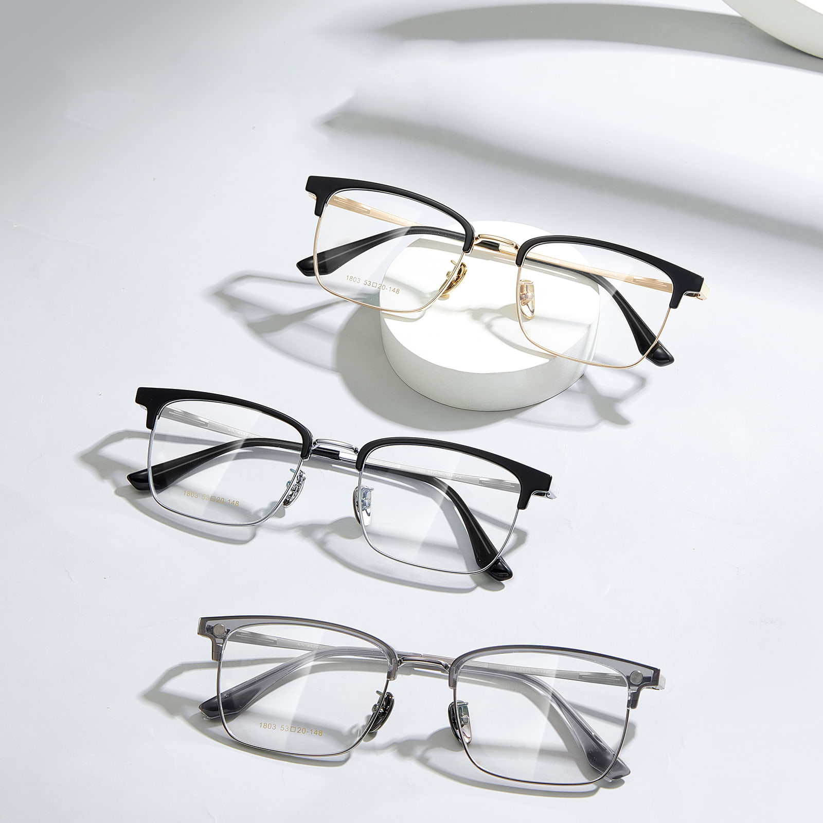 1803 Silná magnetická sada 3v1 slunečních brýlí pro řidiče Myopia